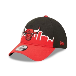 39thirty New Era Chicago Bulls NBA Tip Off 2022 Stretch Fit Gorras Negros | VFGBK-8091