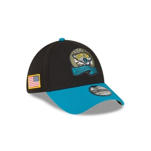 39thirty New Era Jacksonville Jaguars NFL Salute To Service Stretch Fit Gorras Negros | XYCFP-7906