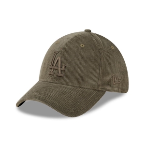 39thirty New Era La Dodgers Cord Stretch Fit Gorras Verdes | PXYVO-6852