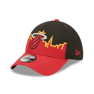 39thirty New Era Miami Heat NBA Tip Off 2022 Stretch Fit Gorras Negros | ZEHRJ-0284