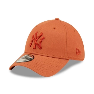 39thirty New Era New York Yankees League Essential Stretch Fit Gorras Naranjas | VIFEQ-2190