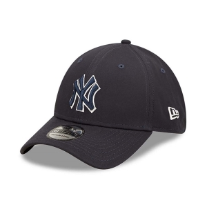 39thirty New Era New York Yankees Team Outline Stretch Fit Gorras Azules | XFIRE-5192