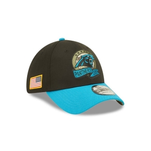 39thirty New Era Panthers NFL Salute To Service Stretch Fit Gorras Negros | PSCNJ-9487