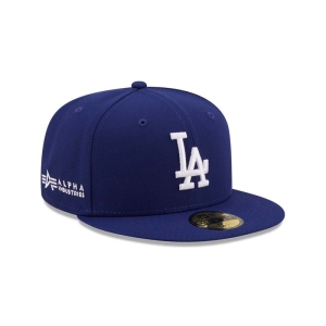 59fifty New Era Alpha Industries La Dodgers Fitted Gorras Azules | YICDJ-2549