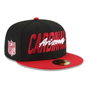 59fifty New Era Arizona Cardinals NFL Draft Fitted Gorras Negros | NBZPS-2340