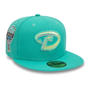 59fifty New Era Arizona Diamondbacks 1998 Clear Fitted Gorras Verdes | CHOUG-5243