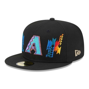 59fifty New Era Arizona Diamondbacks Southwestern Fitted Gorras Negros | AYJMT-5608