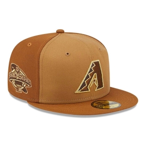 59fifty New Era Arizona Diamondbacks Tri Tone Fitted Gorras Marrom | NYEBH-6809