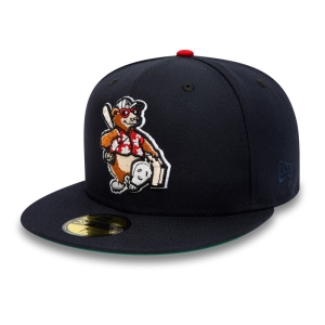 59fifty New Era Asheville Tourists Milb Fitted Gorras Azules | GDICT-5417