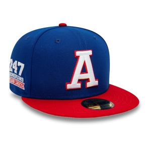 59fifty New Era Asheville Tourists Milb Fitted Gorras Azules | TOMGU-2873