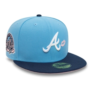 59fifty New Era Atlanta Braves 40th Anniversary Fitted Gorras Azules | AWKGT-3679