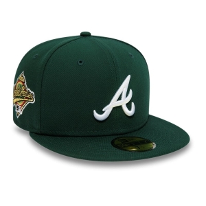 59fifty New Era Atlanta Braves Fitted Gorras Verdes | GYKWD-8652