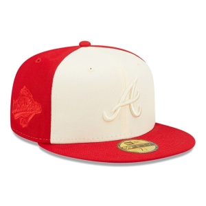 59fifty New Era Atlanta Braves MLB 2-tone Fitted Gorras Rojos | SXTGZ-1427