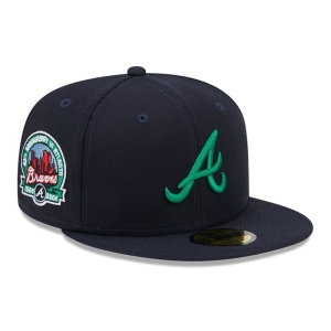 59fifty New Era Atlanta Braves State Tartan Fitted Gorras Azules | RGCFN-4286