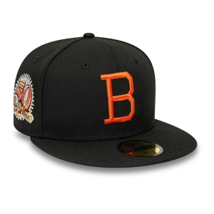 59fifty New Era Baltimore Orioles 50th Anniversary Fitted Gorras Negros | TVCLD-4851