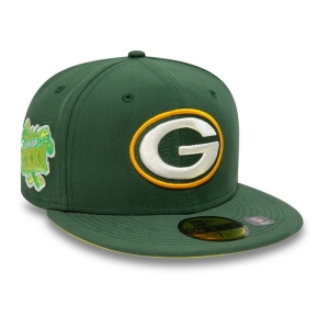 59fifty New Era Bay Packers Pop Fitted Gorras Verdes | UWZSJ-5960