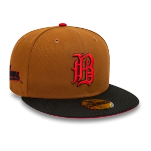 59fifty New Era Birmingham Barons Milb Fitted Gorras Marrom | KVMWZ-9054