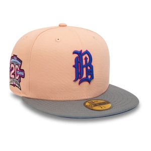 59fifty New Era Birmingham Barons Milb Fitted Gorras Rosas | XYOTP-4695