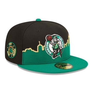59fifty New Era Boston Celtics NBA Tip Off 2022 Fitted Gorras Negros | HVFAP-4602