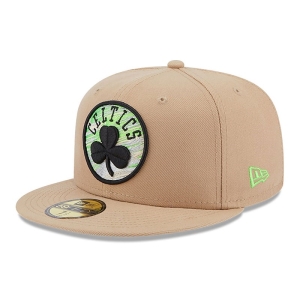 59fifty New Era Boston Celtics Team Neon Fitted Gorras Marrom | SWKLD-9345