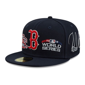 59fifty New Era Boston Sox Historic Champs Fitted Gorras Azules | BXAZR-7812