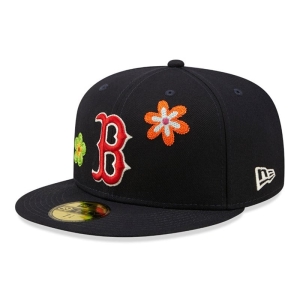 59fifty New Era Boston Sox MLB Fitted Gorras Azules | SZUNF-0324