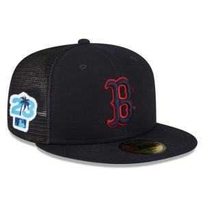 59fifty New Era Boston Sox MLB Spring Entrenamiento Fitted Gorras Azules | IVJUZ-8590