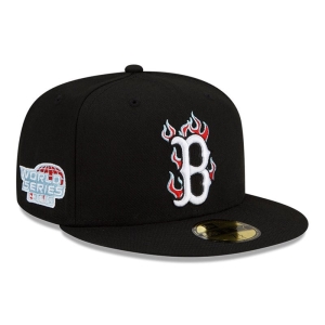 59fifty New Era Boston Sox MLB Team Fire Gorras Negros | ECFKG-1842