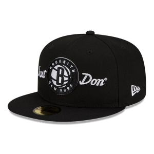 59fifty New Era Brooklyn Nets Just Don X NBA Gorras Negros | BGJPI-4527