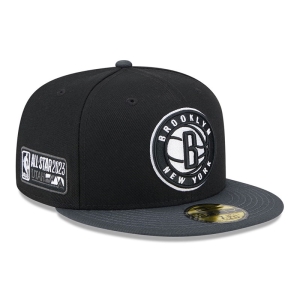 59fifty New Era Brooklyn Nets NBA All Star Game Fitted Gorras Negros | BWSCE-2469