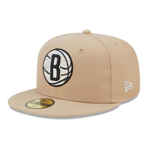 59fifty New Era Brooklyn Nets Team Neon Fitted Gorras Marrom | RTXVS-4635