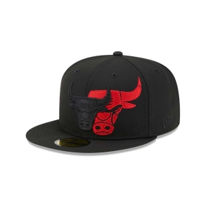 59fifty New Era Chicago Bulls NBA Elements Fitted Gorras Negros | WBSRZ-6570