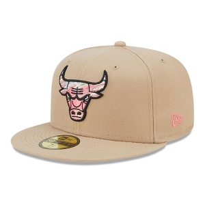 59fifty New Era Chicago Bulls Team Neon Fitted Gorras Marrom | VRIYH-2167