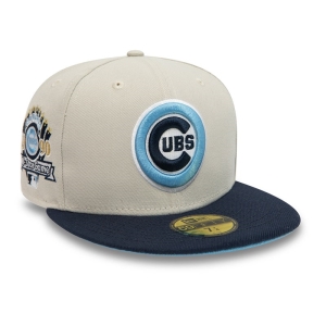 59fifty New Era Chicago Cubs 1990 All Star Game Fitted Gorras Creme | NMUWF-4853