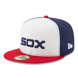 59fifty New Era Chicago Sox Ac Perf Alt Gorras Blancos | XVHFO-5982