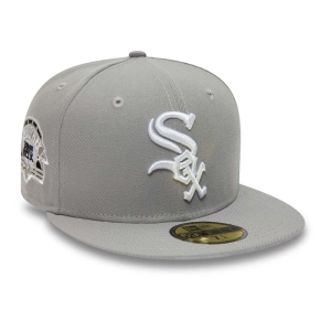 59fifty New Era Chicago Sox Basics Fitted Gorras Grises | WJAVB-4120
