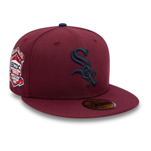 59fifty New Era Chicago Sox Fall Colours Fitted Gorras Rojos | MFPLR-0964