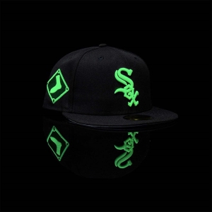 59fifty New Era Chicago Sox Glow In The Fitted Gorras Negros | UIJBW-4085