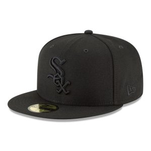 59fifty New Era Chicago Sox MLB Basic Fitted Gorras Negros | YTOBS-8514
