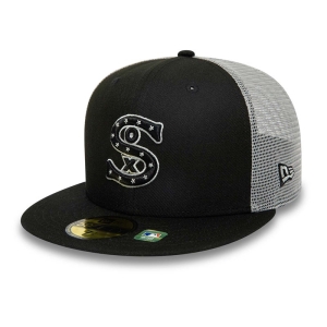 59fifty New Era Chicago Sox MLB Batting Practice Fitted Gorras Negros | JINOU-3647
