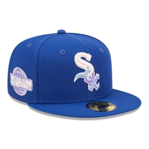 59fifty New Era Chicago Sox MLB Nightbreak Team Fitted Gorras Azules | MVECX-2347