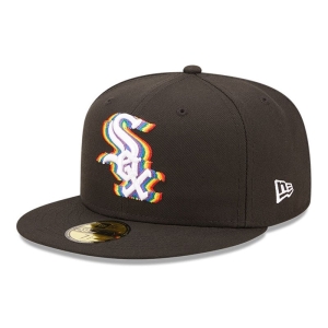 59fifty New Era Chicago Sox MLB Prismatic Fitted Gorras Negros | VGNID-7289