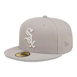 59fifty New Era Chicago Sox Monocamo Fitted Gorras Grises | ZYWUC-2768