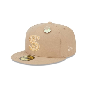 59fifty New Era Chicago Sox Outer Space Fitted Gorras Marrom | VHNLG-6821