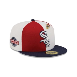 59fifty New Era Chicago Sox Pinwheel Americana Fitted Gorras Rojos | ZINJK-2795
