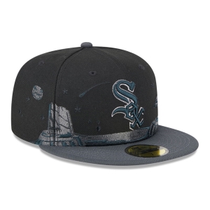 59fifty New Era Chicago Sox Planetary Fitted Gorras Negros | HDVER-2691