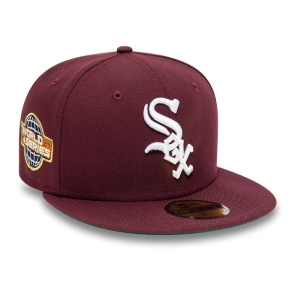 59fifty New Era Chicago Sox Side Patch Fitted Gorras Rojos | VXIBW-4862