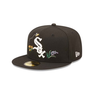 59fifty New Era Chicago Sox Watercolour Floral Gorras Negros | KRYQF-6042