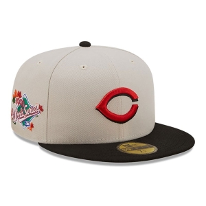 59fifty New Era Cincinnati Reds Fall Classic Fitted Gorras Blancos | HZBKI-9758