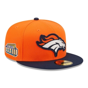 59fifty New Era Denver Broncos Ne Letterman Fitted Gorras Naranjas | MRZLG-8915